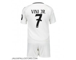 Real Madrid Vinicius Junior #7 Kotipaita Lapsille 2024-25 Lyhythihainen (+ shortsit)